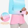 Blingfit Long Sleeve Tee for Women with Thumb Hole Athletic Gym Workout Tops Yoga Running Shirts UPF 50+ M view 3