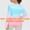 Blingfit Long Sleeve Tee for Women with Thumb Hole Athletic Gym Workout Tops Yoga Running Shirts UPF 50+ M view 4