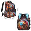 THIRTIMK Casual Large Capacity Soccer Comfortable Backpack 2 Piece Set For Work Travel view 2