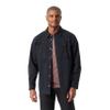BASS OUTDOOR Mens Stretch Worker Snap Front Shacket With Double Chest Pockets Standard view 1