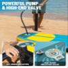 FUNKEE 1134"6" Extra Wide Inflatable Stand Up Paddle Board with Seat, Sup Board with Removable Fins, 4-Piece Paddle, Safety Leash, Floating Phone Case for Adults & Youth of All Skill Levels view 4