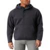 BASS Outdoor Mens Front 1/4 snap Hoodie Pullover Sweater with Kangaroo Pocket Standard view 1