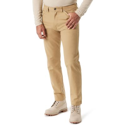 BASS Outdoor Mens Everyday 6 Pocket Slim Straight Leg Utility Canvas Pant Standard