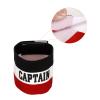 YOKIVE Captain Armband Set, Nylon Protective Arm Badge, Adjustable Flexibility, Great for Team Training, Competitions (Blue Black Red, 11.8 x 3.5 Inch) view 3