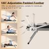 Foldable Pilates Reformer, Home Pilates Reformer Machine with 5 Metal Resistance Springs, Maximum Tension 150 lbs Pilates Equipment Exerciser for Home Workout and Gym view 4