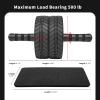 Ab Roller Wheel - AGREJO Two-Modes Ab Workout Equipment for Abdominal & Core Strength Training, Home Gym Fitness Equipment, Exercise Wheel for Men Women (Black) view 4