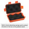 PATIKIL Billiard Accessories Storage Bag, Chalk Case Bag Waterproof Pressure Resistant Coin Purse Pool Billiard Accessory, Orange view 3