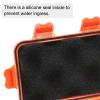 PATIKIL Billiard Accessories Storage Bag, Chalk Case Bag Waterproof Pressure Resistant Coin Purse Pool Billiard Accessory, Orange view 4