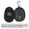 PATIKIL Billiard Accessories Storage Bag, 2pcs Chalk Case Bag Portable Clip-on Attaching Coin Purse Pool Billiard Accessory, Black view 3