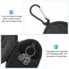 PATIKIL Billiard Accessories Storage Bag, 2pcs Chalk Case Bag Portable Clip-on Attaching Coin Purse Pool Billiard Accessory, Black view 4