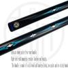 sxysdkjco Pool Cue Billiard Cue Billiard Cue Chinese Style Black Eight 8 Handmade Cue 3/4 PointsCan Be Wiped with Furniture Wax to Make It Feel As Delicate As The BabyS Skin 24720(Color:A,Size:) view 3