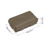 PATIKIL Billiard Accessories Storage Bag, Chalk Case Bag Waterproof Pressure Resistant Coin Purse Pool Billiard Accessory, Khaki view 2
