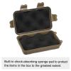 PATIKIL Billiard Accessories Storage Bag, Chalk Case Bag Waterproof Pressure Resistant Coin Purse Pool Billiard Accessory, Khaki view 3