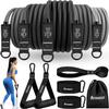Ayombo Resistance Bands, Ankle Bands for Working Out, Exercise Bands with Handles for Working Out, Fitness Bands for Women, Workout Equipment Home Gym, Training Bands with Door Anchor view 2