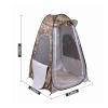 XIYYANUS Portable Instant Pop Up Tent Changing Room, 1Person 2Doors Photography Movable Outdoor Winter Fishing with Cap Camouflage Portable Privacy Shower Toilet Camping view 4