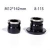 1 Pair Mountain Bike hub Quick Release Adapter, Bike Hub Converter End Cap, M9 To 15mm Front Hub, M10 To 12mm Rear Hub, Aluminum Alloy(12 * 142mm) view 2