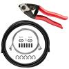 Bike Brake Cable Housing Kit with Cutter - Black view 1