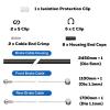 Bike Brake Cable Housing Kit with Cutter - Black view 3