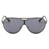 helena Oversized Metal Double Bridges Pilot Men Sunglasses Fashion One Piece Women Gradient Shades UV400 S67 (C2) view 2