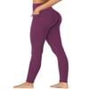 Sunzel Invisible Butt Scrunch Workout Leggings with Pockets for Women, No Front Seam Booty Gym Yoga Pants with Tummy Control 28" Cherry Red X-Small view 1