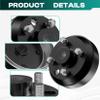 Drive-up Golf Cart Brake Drum for EZGO, Large Hole Fine Splined Brake Drum with Nut for EZGO 1991-Up 4 Cycle Gas Models, OEM 21807-G1 view 2