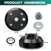 Drive-up Golf Cart Brake Drum for EZGO, Large Hole Fine Splined Brake Drum with Nut for EZGO 1991-Up 4 Cycle Gas Models, OEM 21807-G1 view 4