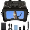 5k Night Vision Goggles, Built-in Powerful Focusable IR, Full Color 4-inch Super Large Display, Long Viewing Range, Supports WiFi,with High Speed 64GB Card view 1