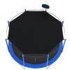kowaku Trampoline Shade Cover, Black Easy to Install for 8 Poles Tearproof Trampolines Canopy, Sun Protection Cover, 10ft view 2