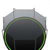 kowaku Trampoline Shade Cover, Black Easy to Install for 8 Poles Tearproof Trampolines Canopy, Sun Protection Cover, 10ft view 4