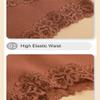 5PCS/Set Women Lace Seamless Cotton Panties Ribbed Breathable Underwear Soft Briefs Lightweight Underpants view 3