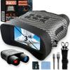 M. A. C. Night Vision Goggles  4K HD Infrared Night Vision Binoculars with 5X Digital Zoom, 3" Screen, Rechargeable Battery (Carbon Fiber) view 1