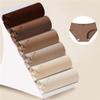 6Pcs/Set Cotton Women Panties Breathable Underwear Cute Briefs Solid Soft Underpants Low Waist Female Underwear view 2