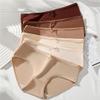 6Pcs/Set Cotton Women Panties Breathable Underwear Cute Briefs Solid Soft Underpants Low Waist Female Underwear view 3