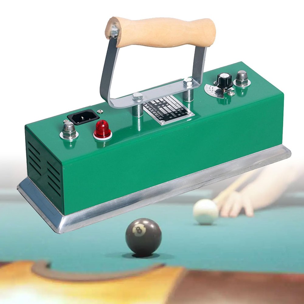 KJLYLPP Billiards Table Cloth Iron, Adjustable Temperature Snooker Table Iron, Thermostatic Pool Table Cloth Iron, Snooker Accessories Suitable for Billiard Games Room (300mm)
