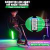 Keiurot Led Lights for Scooter Night Riding, Electric Scooter LED Light Green Led Light Strips 5v Flashing Mode for Skateboard Light Accessories 2 in 1 view 4