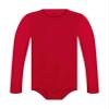 Landofgenie Men One Piece Bodysuit Long Sleeve Onesie Pajamas Tops Cotton Romper Red L view 1
