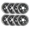 8 Pack Inline Wheels 76mm 80mm 90mm 100mm 110mm Inline Skate Wheels Outdoor 85A Inline Skate Replacement Wheels with Bearings Easy-to-Install (80mm) view 1