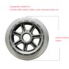 GXBHSP 2pcs 6Pack 5inch 125mm Pro Scooter Wheels 120mm Scooter Wheels Replacement Easy to Install Durable and Fast-Spinning for Kickboard and Inline Skate (6,125mm) view 2