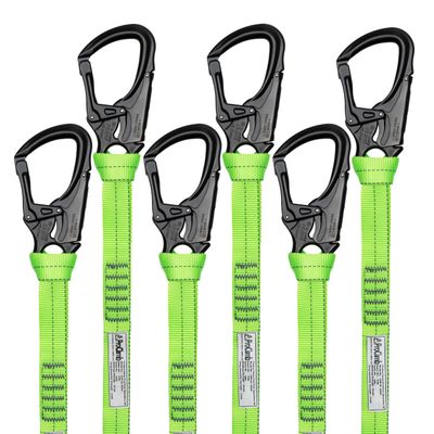 ProClimb Arborist Speedline Kit - Lightweight, Durable 7075 Aluminum Snaphook, Resilient 1" Nylon Webbing, 29kN Sling Strength, 40" Six Pack