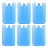 6pcs Ice Packs Ice Crystal Boxes for Coolers Freezer Packs Camping Long Lasting Ice Blocks for Cooler Ice Blocks Cool Ice Packs for Lunch Boxes Air Conditioner Fan Hot Weather Shipping (Size B) view 1