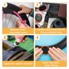 SUPERFINDINGS 114Pcs 5 Styles Bike Inner Tire Patch Repair Rubber Patches Repair Kit Bicycle Tube Puncture Patches Kits Vulcanizing Patches for MTB BMX ATVs Cycling Motorcycle view 3