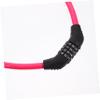 HONMEET Chain Lock Password Bike Lock Theft Security for Bicycles and Scooters Easy to Use Keys Versatile Protection Pink view 2