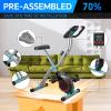 Lightweight 33LB Foldable Exercise Bike for Small Apartments, Stationary Bikes for Home Workout, Indoor Portable Cycling Bike with 16-Level Magnetic Resistance, 260LBS Capacity, 5.5 LBS Flywheel view 4