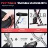 LINBOLUSA Foldable Exercise Bike for Seniors, Indoor 5 IN 1 Stationary Bike with 16-Level Magnetic Resistance and Tri-Position Ride, 260LBS Capacity, 5.5 LBS Flywheel, Designed for Home Workout 816 view 4
