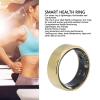 Diyeeni Smart Fitness Ring, Health Ring with Pedometer, Sleep Tracking, Heart Rate Monitor & Step Calorie Counter, Smart Fitness Ring for Women Men (Size 10, view 3