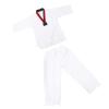 Karate Uniform,Karate Gi Student Uniform Martial Arts Uniform with Belt for Kids for Kickboxing Martial Arts Training (L) view 3