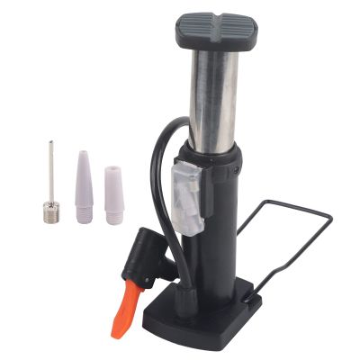 Bicycle Foot Pump, Portable Mini High Pressure Floor Pump, Tyre Air Pump (Black)