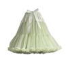 Sipumia Women's Super Fluffy Petticoat Chiffon Tulle Skirts Tutu Ballet Underskirt Dress Puffy Cosplay Costumes One Size Avocado Green view 1