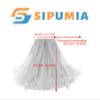 Sipumia Women's Super Fluffy Petticoat Chiffon Tulle Skirts Tutu Ballet Underskirt Dress Puffy Cosplay Costumes One Size Avocado Green view 3