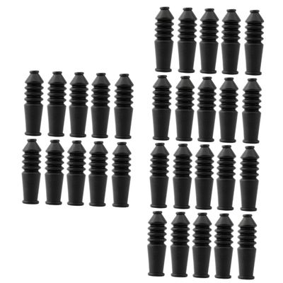 Parliky 3sets Bike Brake Cable End Sleeve Bicycle Brake Line Cover Keeps Cables Clean Dust- 10pcs*3